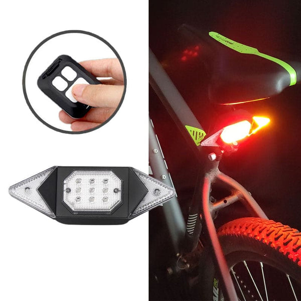 Feu LED avec clignotants et télécommande pour vélo