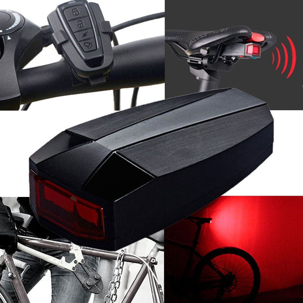 Feu LED pour vélo avec alarme antivol